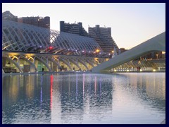 City of Arts and Sciences at sunset